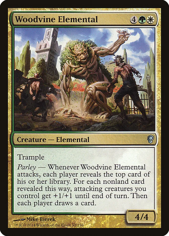 2014 Conspiracy Woodvine Elemental uncommon #52 unlisted card image