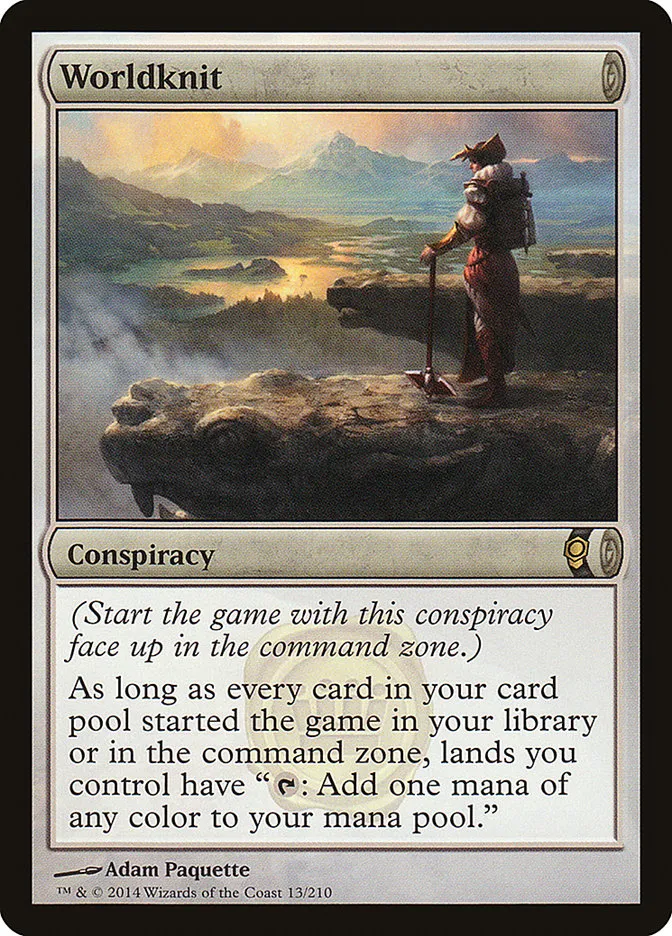 2014 Conspiracy Worldknit rare #13 unlisted card image