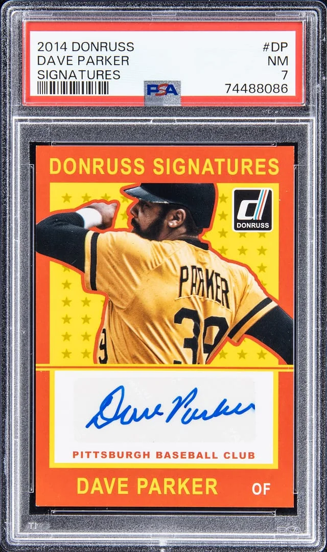 2014 Donruss Dave Parker Signature #DP card image
