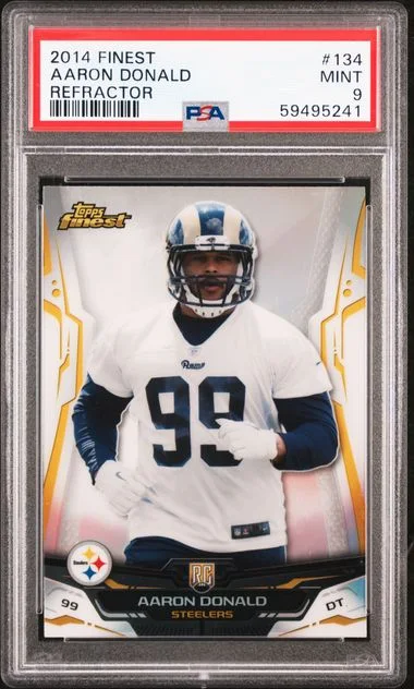 2014 Finest Aaron Donald Refractor #134 card image