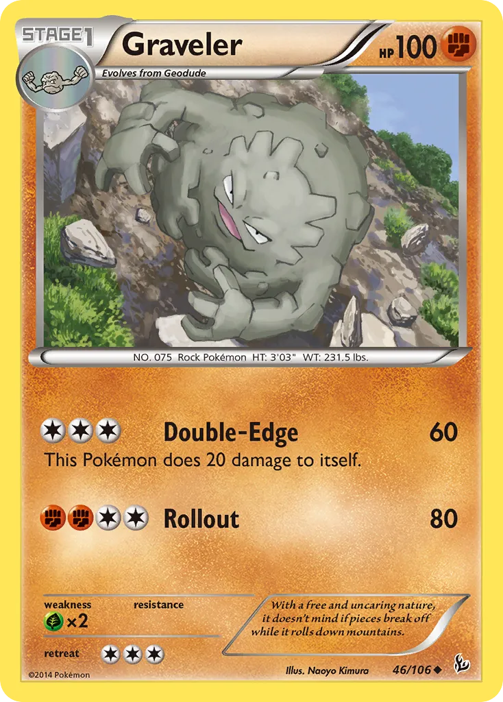 2014 Flashfire Graveler #046/106 Uncommon card image
