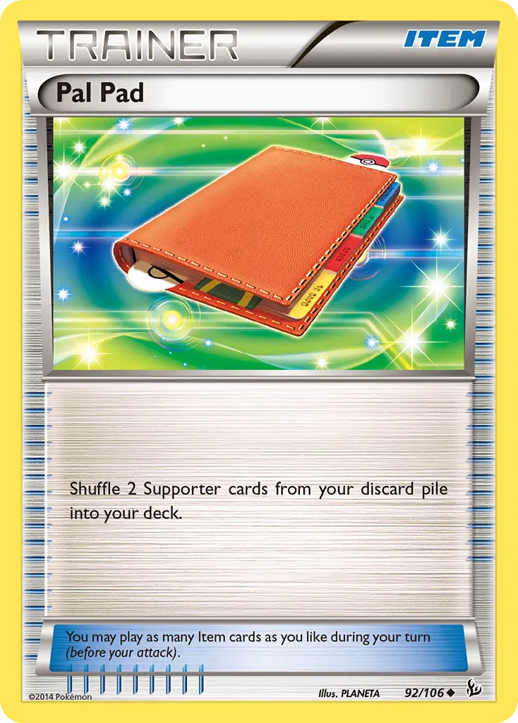 2014 Flashfire Pal Pad Uncommon #092/106 Uncommon card image