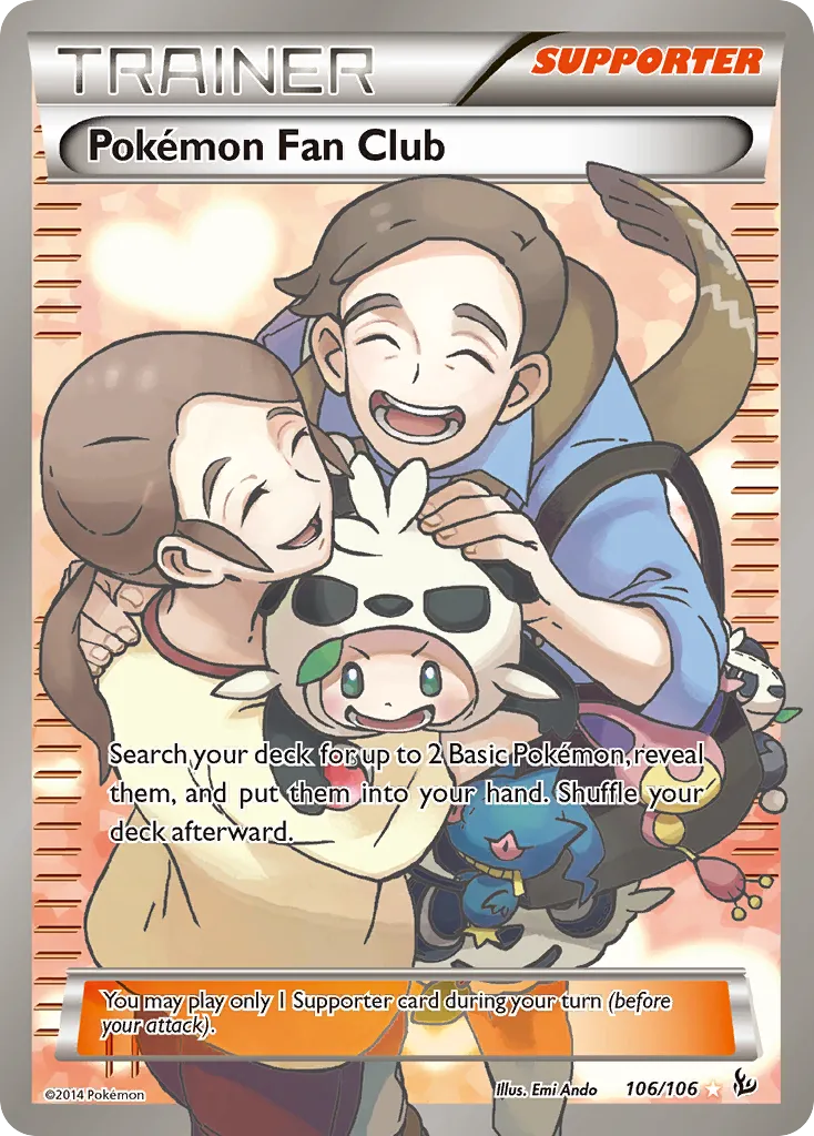 2014 Flashfire Pokémon Fan Club #094/106 Uncommon card image