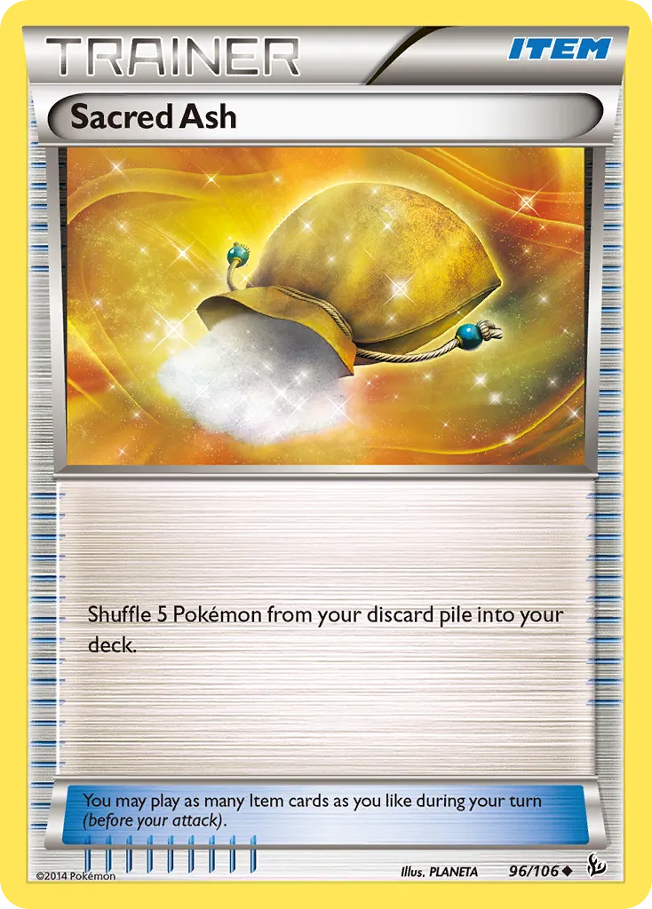 2014 Flashfire Sacred Ash Uncommon #096/106 Uncommon card image