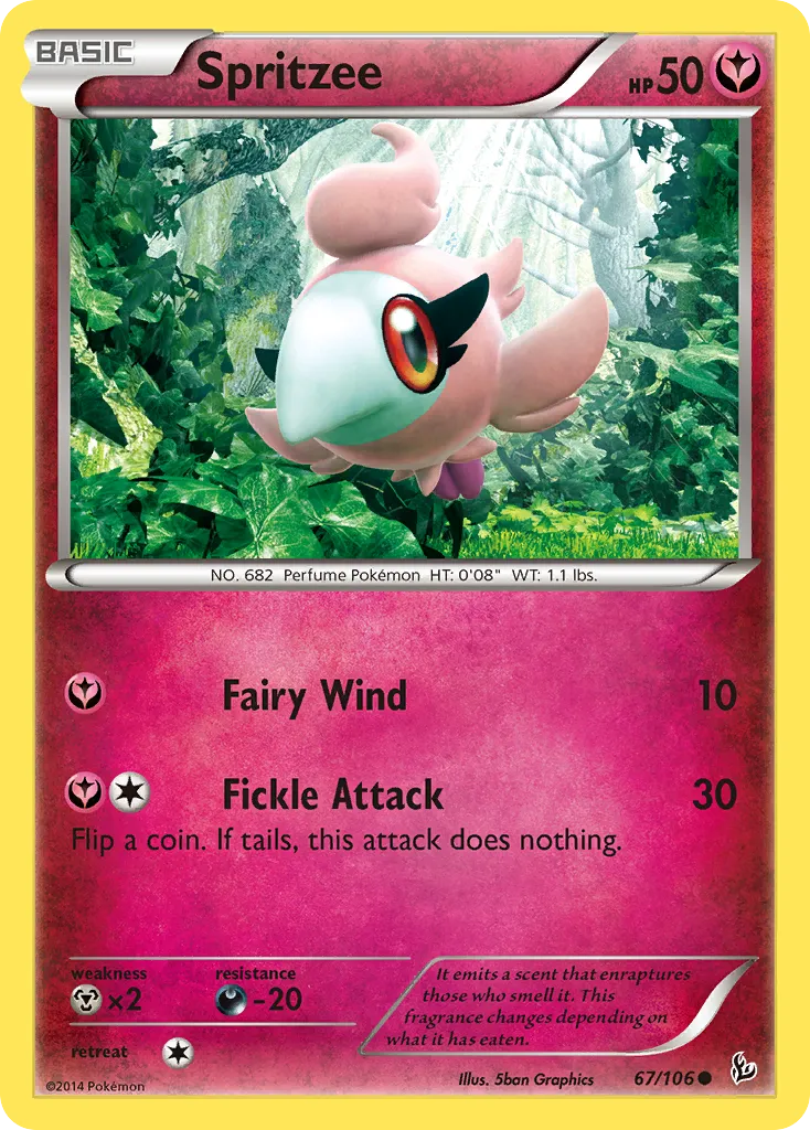 2014 Flashfire Spritzee Common #067/106 Common card image