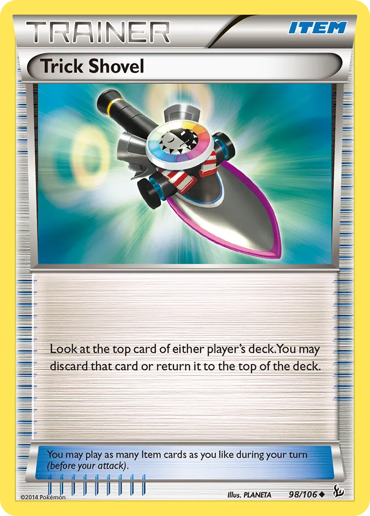 2014 Flashfire Trick Shovel Uncommon #098/106 Uncommon card image