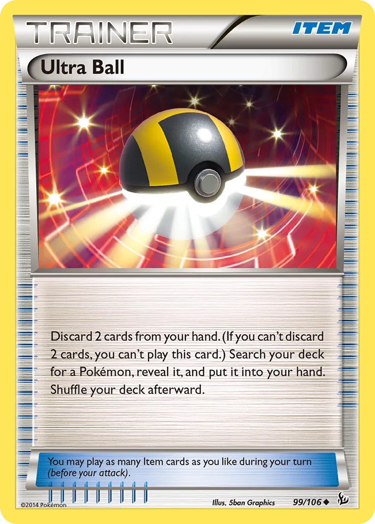 2014 Flashfire Ultra Ball Uncommon #099/106 Uncommon card image