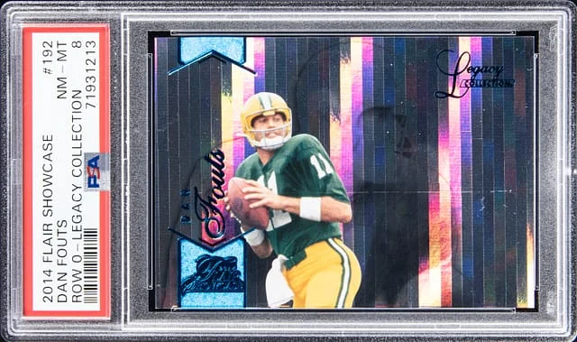 2014 Fleer Flair Showcase Dan Fouts Row 0 Legacy Collection #192 card image