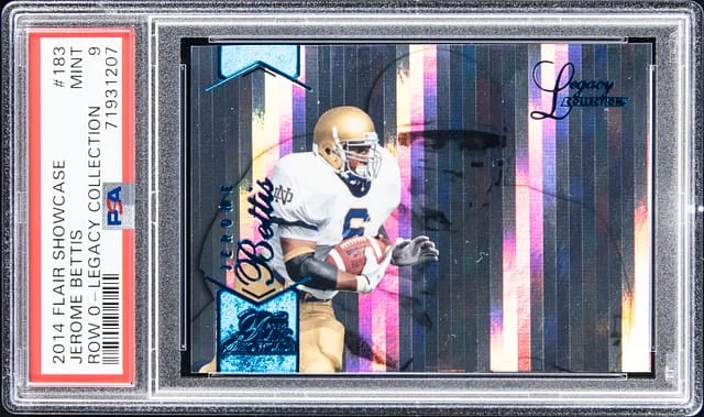 2014 Fleer Flair Showcase Jerome Bettis Row 0 Legacy Collection #183 card image