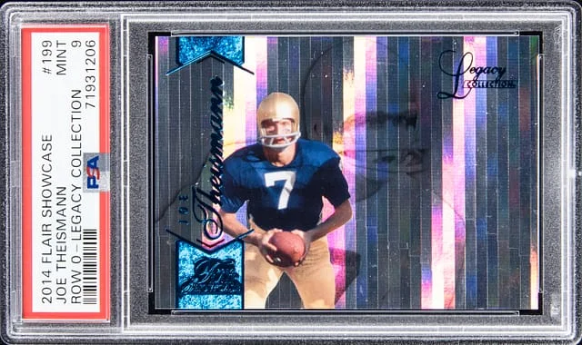 2014 Fleer Flair Showcase Joe Theismann Row 0 Legacy Collection #199 card image