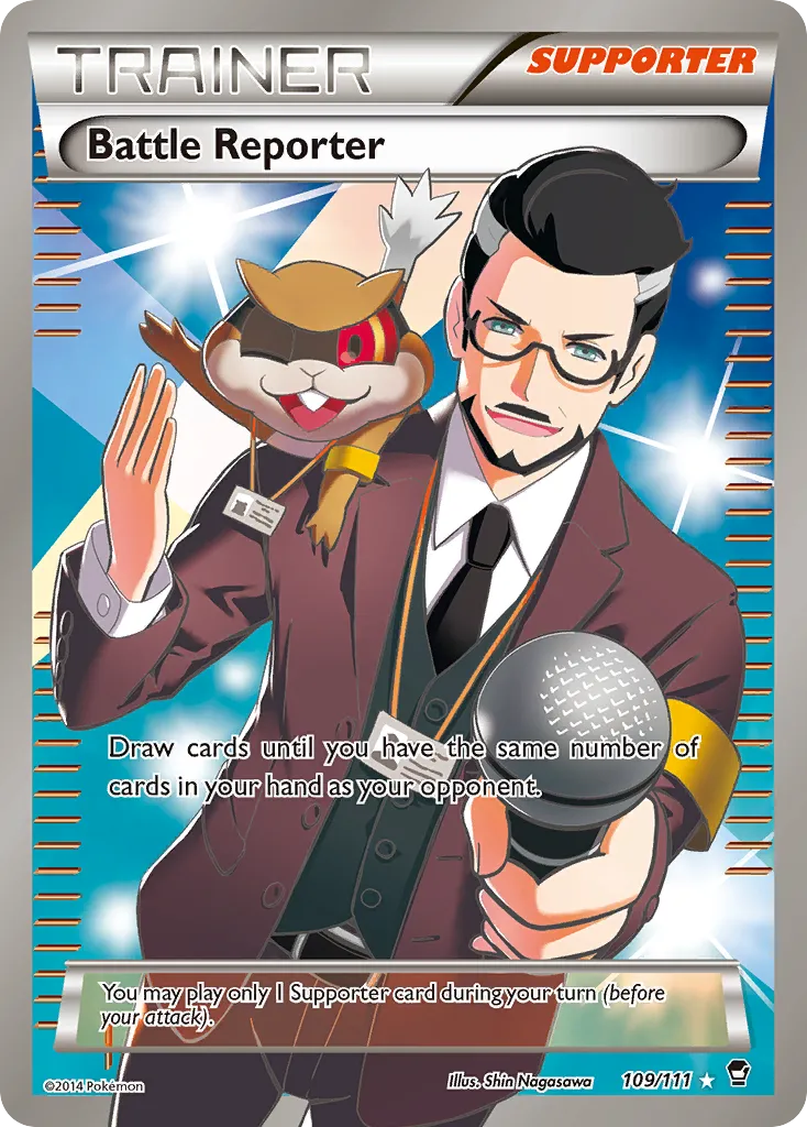 2014 Furious Fists Battle Reporter #088/111 Uncommon card image