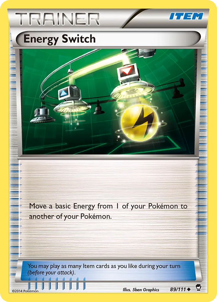 2014 Furious Fists Energy Switch #089/111 Uncommon card image