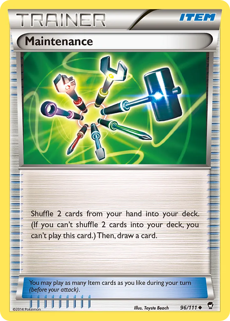 2014 Furious Fists Maintenance #096/111 Uncommon card image
