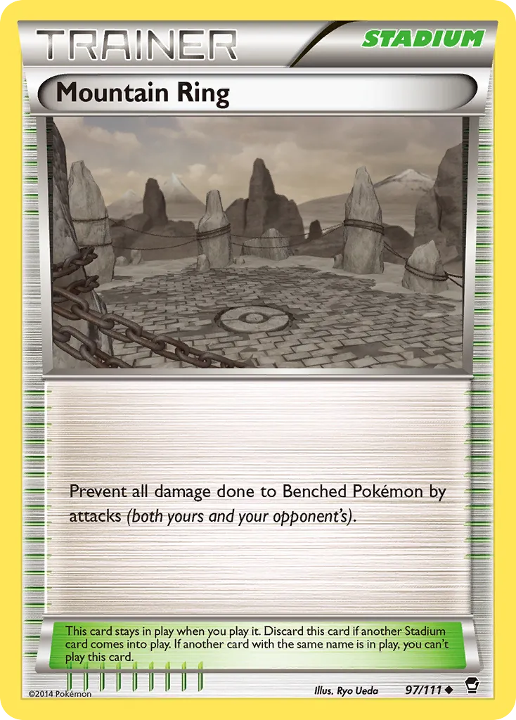 2014 Furious Fists Mountain Ring #097/111 Uncommon card image