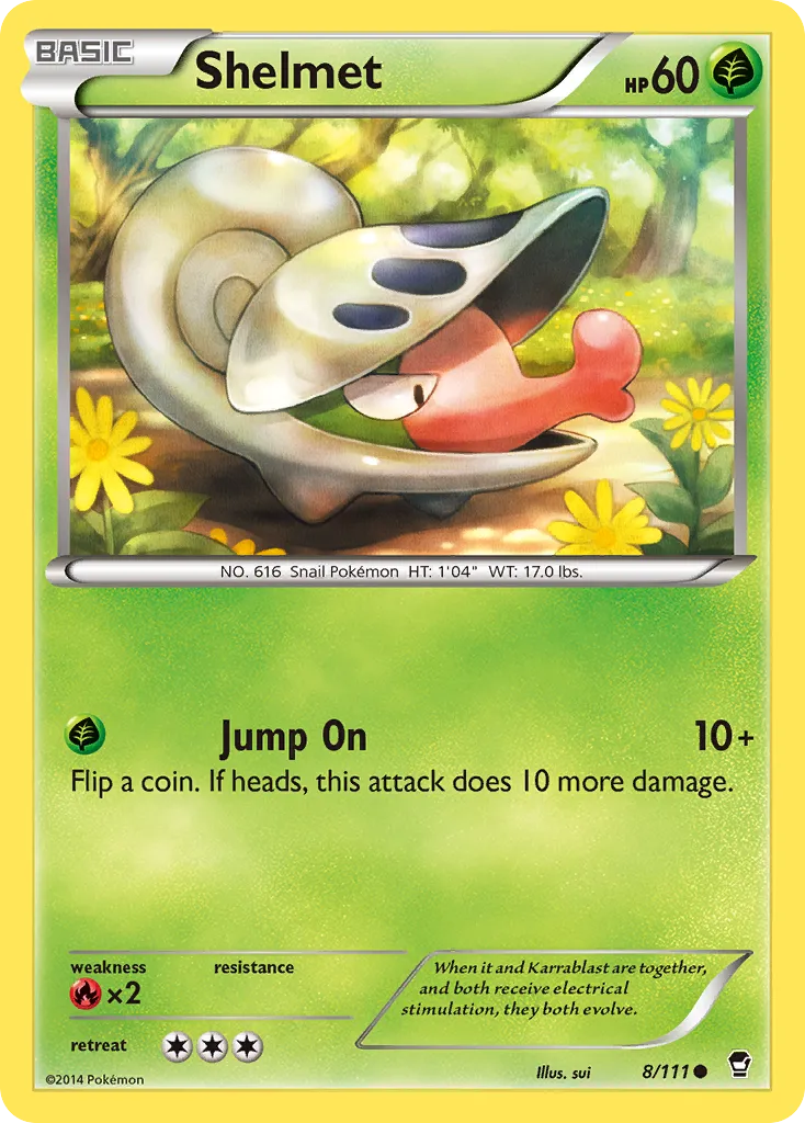 2014 Furious Fists Shelmet Common #008/111 Common card image