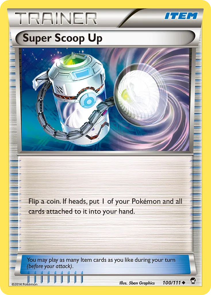 2014 Furious Fists Super Scoop Up Uncommon #100/111 Uncommon card image