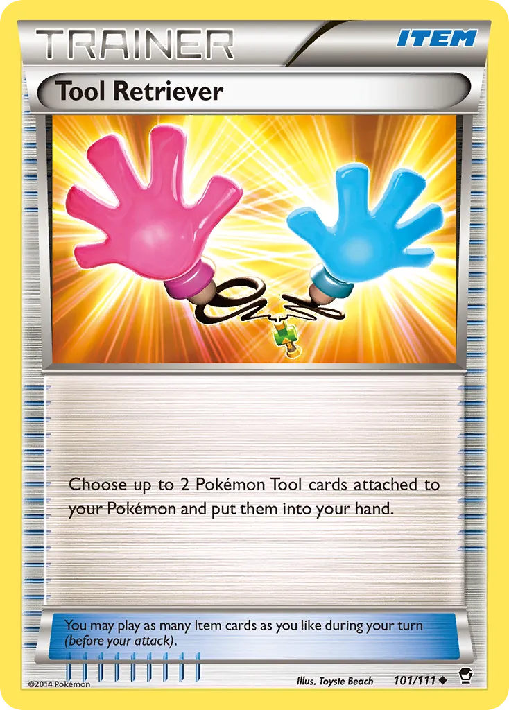 2014 Furious Fists Tool Retriever Uncommon #101/111 Uncommon card image