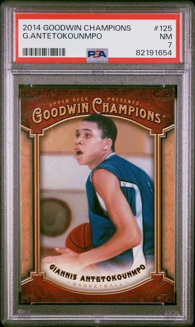 2014 Goodwin Champions Giannis Antetokounmpo #125 card image