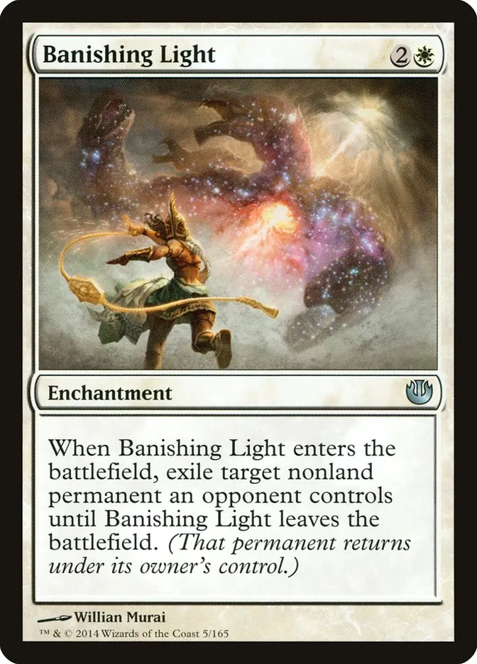 2014 Journey into Nyx Banishing Light uncommon #5 unlisted card image