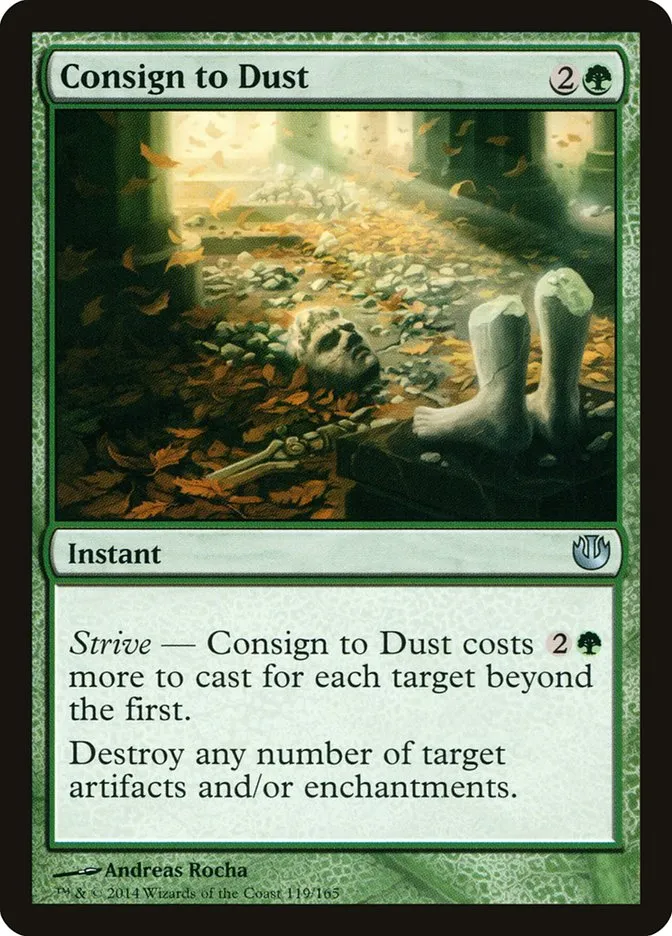 2014 Journey into Nyx Consign to Dust uncommon #119 unlisted card image