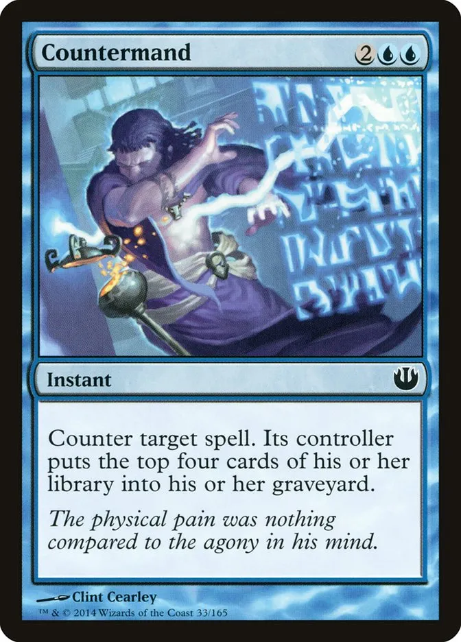 2014 Journey into Nyx Countermand common #33 unlisted card image
