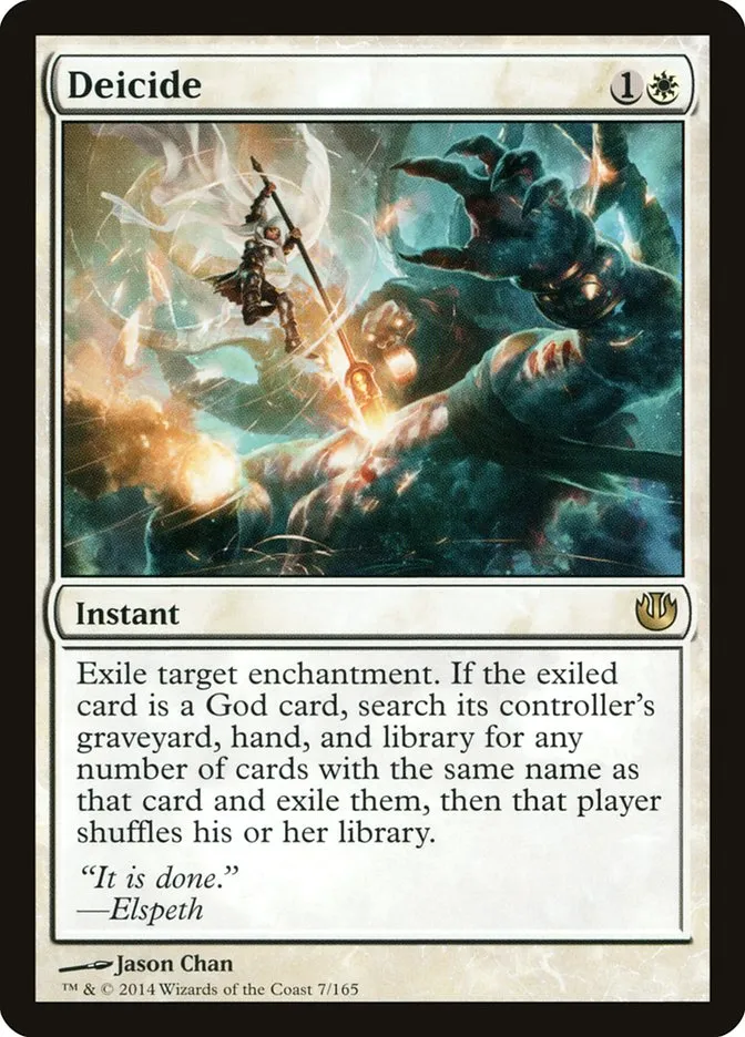 2014 Journey into Nyx Deicide rare #7 unlisted card image