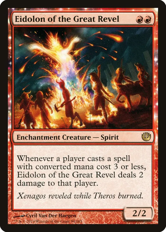 2014 Journey into Nyx Eidolon of the Great Revel rare #94 unlisted card image
