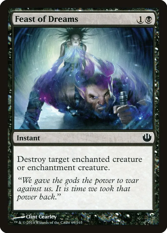 2014 Journey into Nyx Feast of Dreams common #69 unlisted card image
