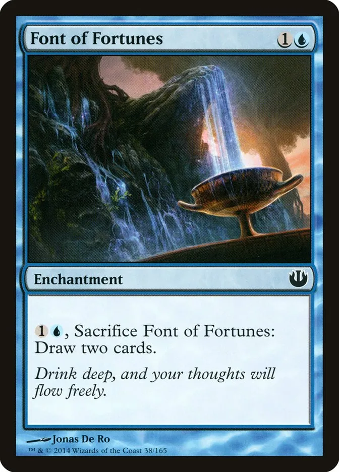 2014 Journey into Nyx Font of Fortunes common #38 unlisted card image