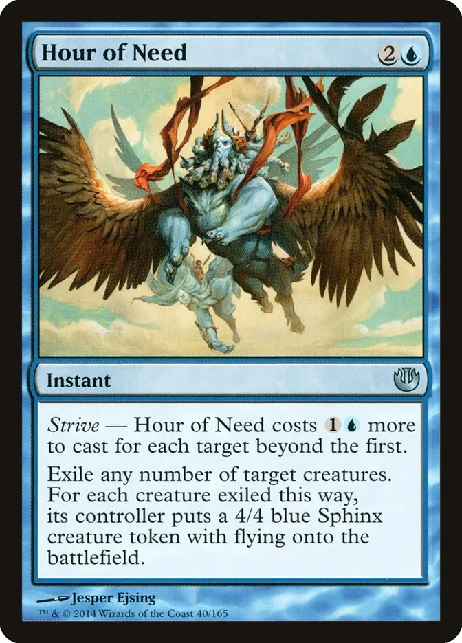 2014 Journey into Nyx Hour of Need uncommon #40 unlisted card image