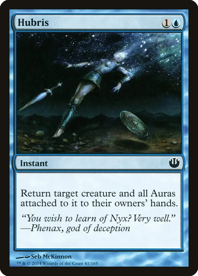 2014 Journey into Nyx Hubris common #41 unlisted card image