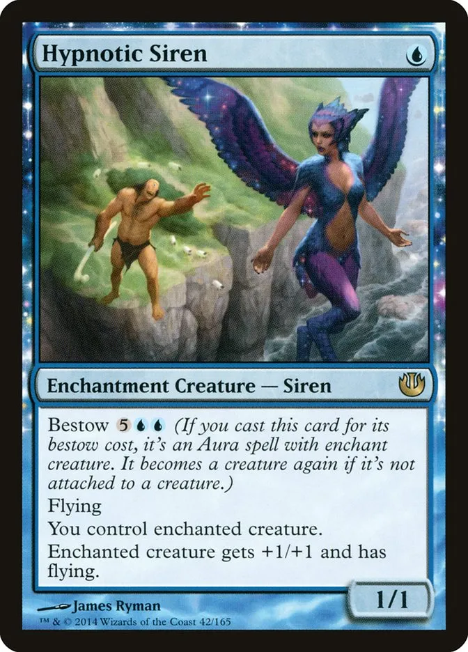 2014 Journey into Nyx Hypnotic Siren rare #42 unlisted card image