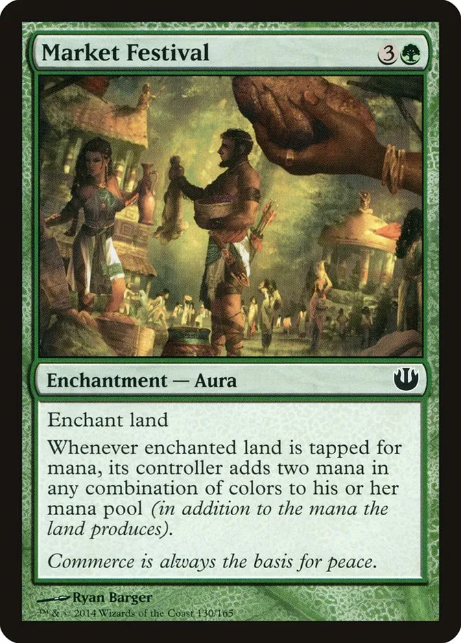 2014 Journey into Nyx Market Festival common #130 unlisted card image