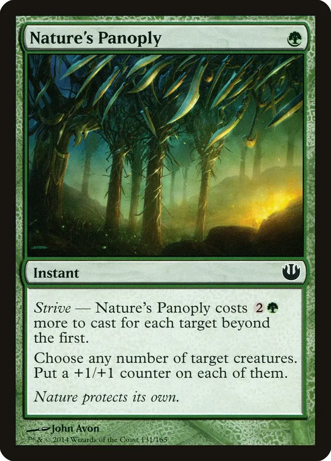 2014 Journey into Nyx Nature's Panoply common #131 unlisted card image