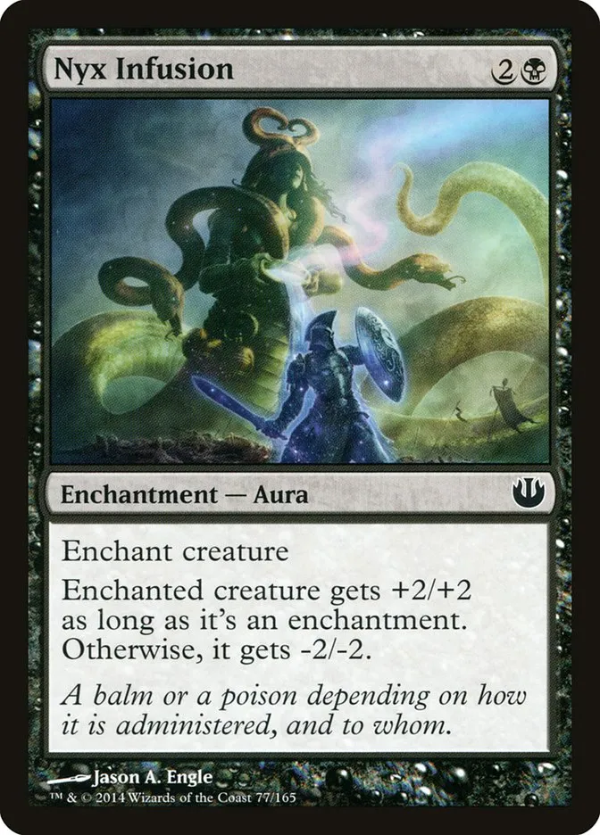 2014 Journey into Nyx Nyx Infusion common #77 unlisted card image