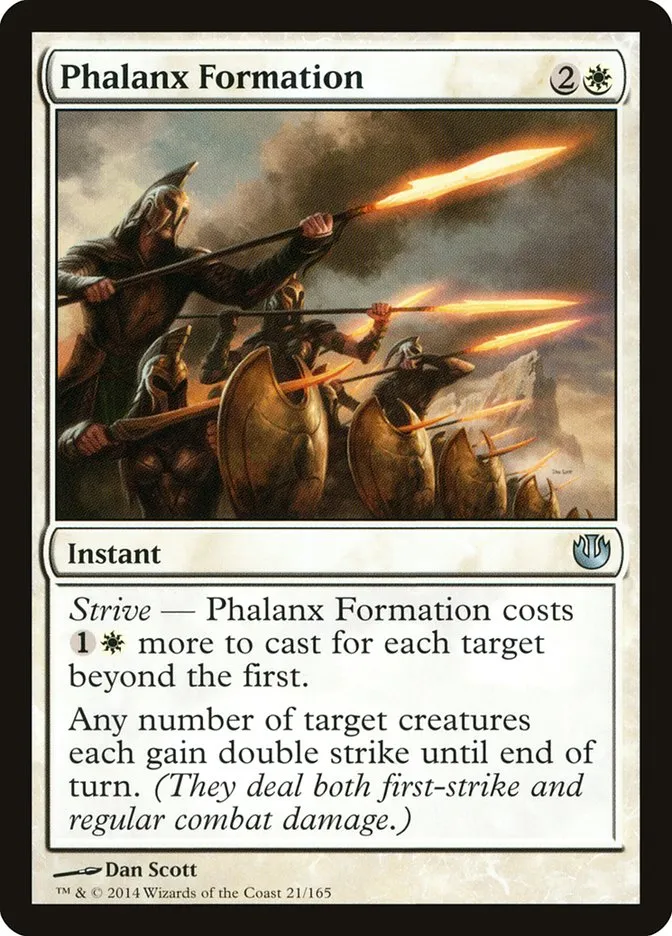 2014 Journey into Nyx Phalanx Formation uncommon #21 unlisted card image