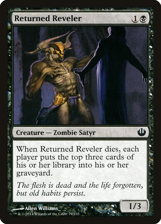 2014 Journey into Nyx Returned Reveler common #79 unlisted card image