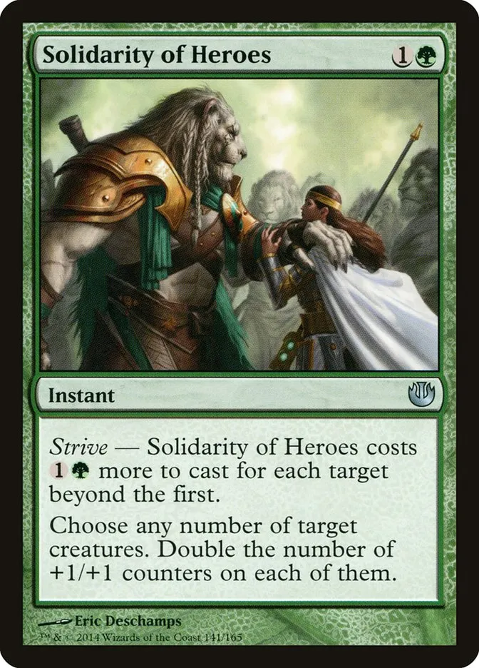 2014 Journey into Nyx Solidarity of Heroes uncommon #141 unlisted card image