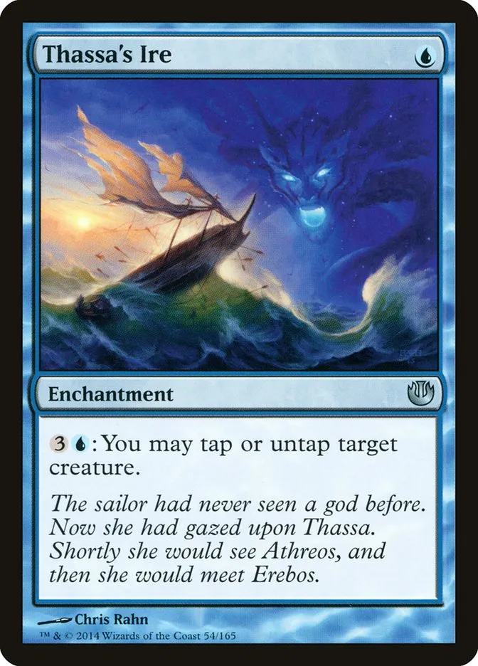 2014 Journey into Nyx Thassa's Ire uncommon #54 unlisted card image