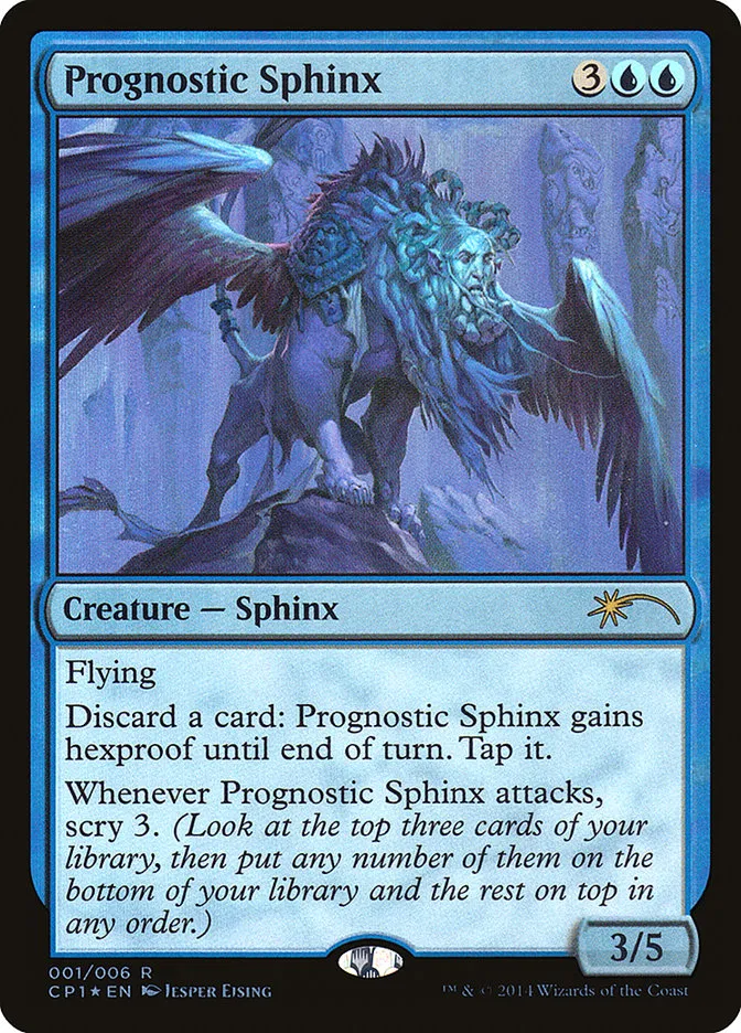 2014 Magic 2015 Clash Pack Prognostic Sphinx rare #1 unlisted card image