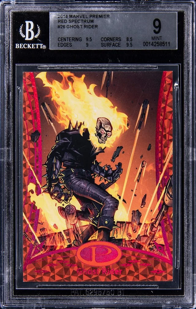 2014 Marvel Premier Red Spectrum Ghost Rider #26 card image