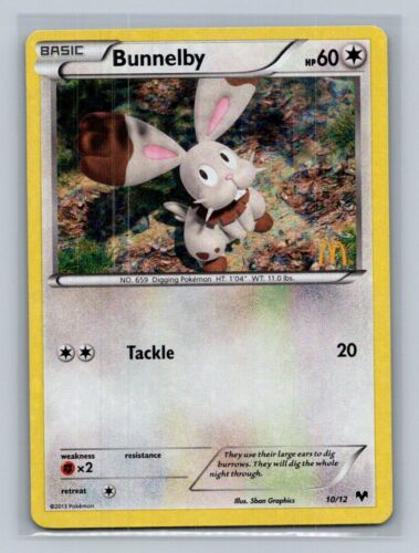 2014 McDonald's Collection 2014 Bunnelby McDonald's Promo #10/12 McDonald's Promo card image