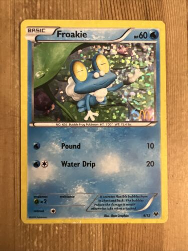 2014 McDonald's Collection 2014 Froakie McDonald's Promo #04/12 McDonald's Promo card image