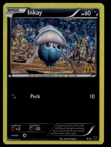 2014 McDonald's Collection 2014 Inkay McDonald's Promo #06/12 McDonald's Promo card image