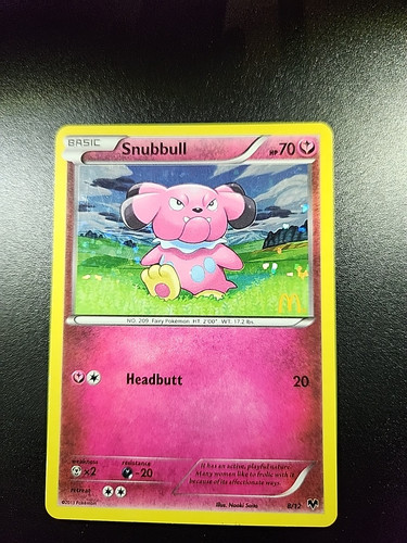 2014 McDonald's Collection 2014 Snubbull McDonald's Promo #08/12 McDonald's Promo card image