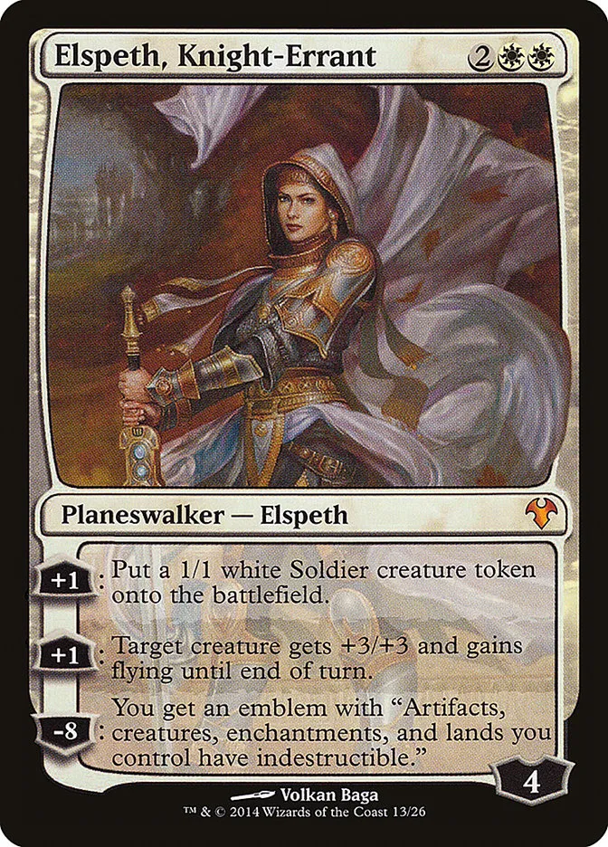 2014 Modern Event Deck 2014 Elspeth, Knight-Errant mythic #13 unlisted card image