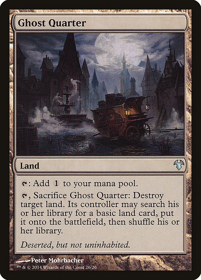 2014 Modern Event Deck 2014 Ghost Quarter uncommon #26 unlisted card image