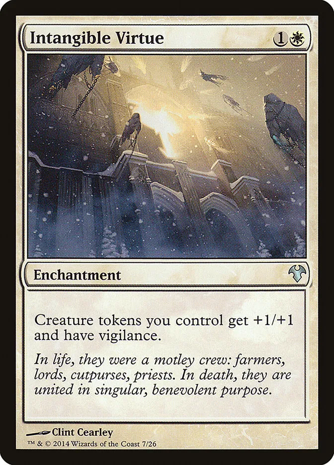 2014 Modern Event Deck 2014 Intangible Virtue uncommon #7 unlisted card image