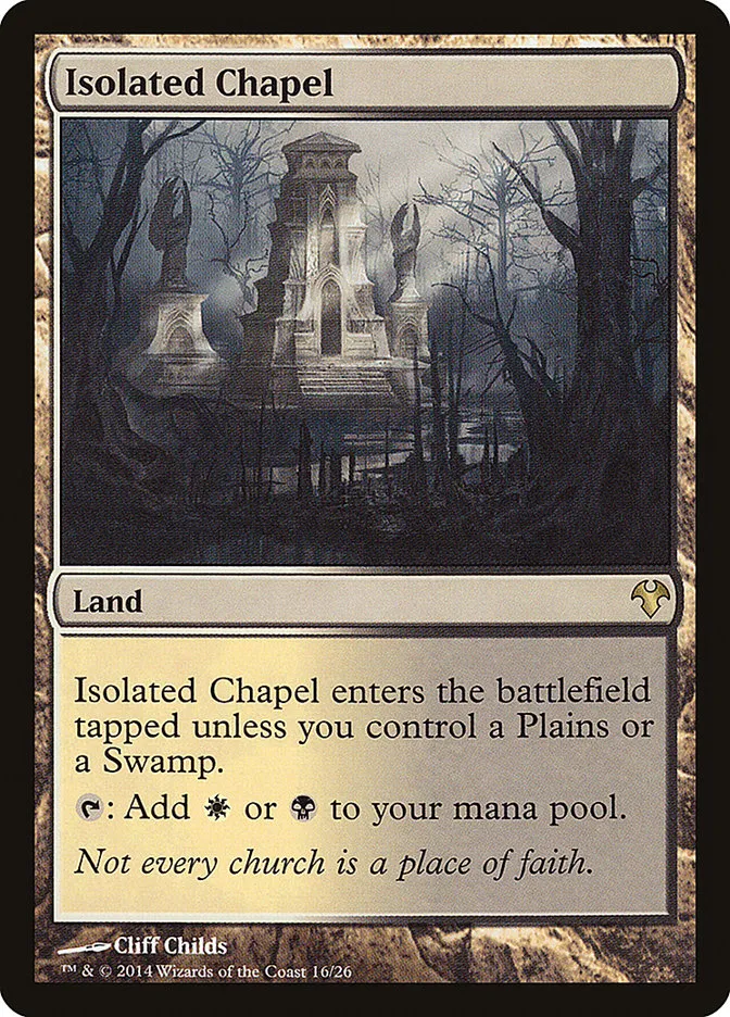 2014 Modern Event Deck 2014 Isolated Chapel rare #16 unlisted card image