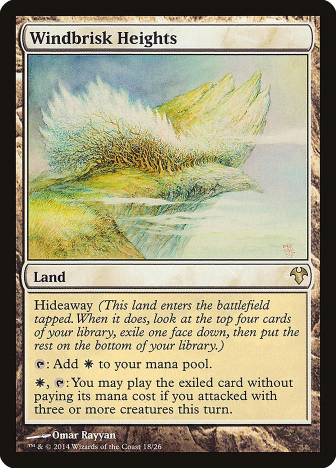 2014 Modern Event Deck 2014 Windbrisk Heights rare #18 unlisted card image